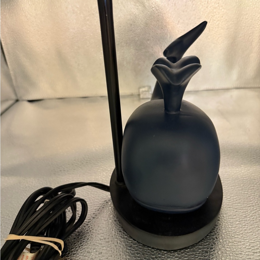 Whale Shaped Navy Blue Table Lamp - Picture 2 of 4
